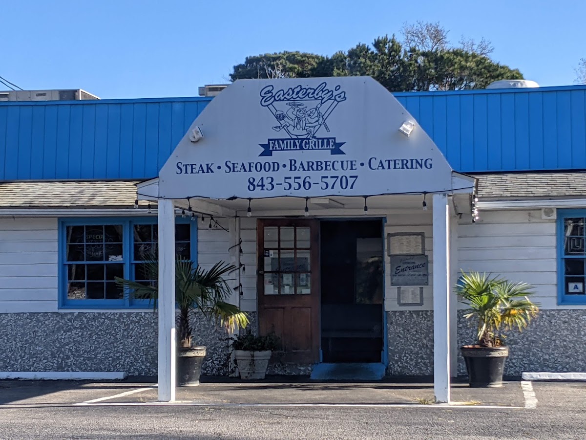 Easterby's Family Grille storefront on Ashley River Road